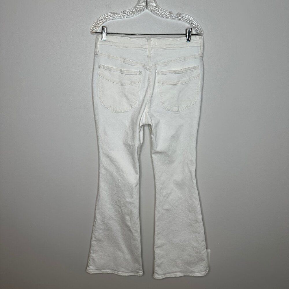 Madewell Women's Flea Market Flare Denim Jeans in Tile White Size 30 - Picture 3 of 6